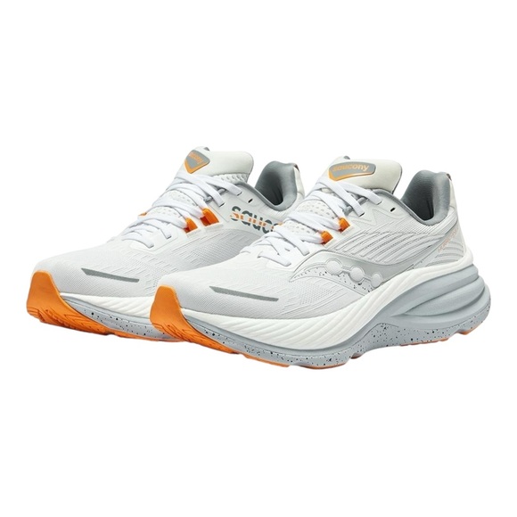 Saucony Guide 17 Men’s Size 9 /Women’s 10.5 Running Shoes White Gray Orange NWOB - Picture 1 of 8